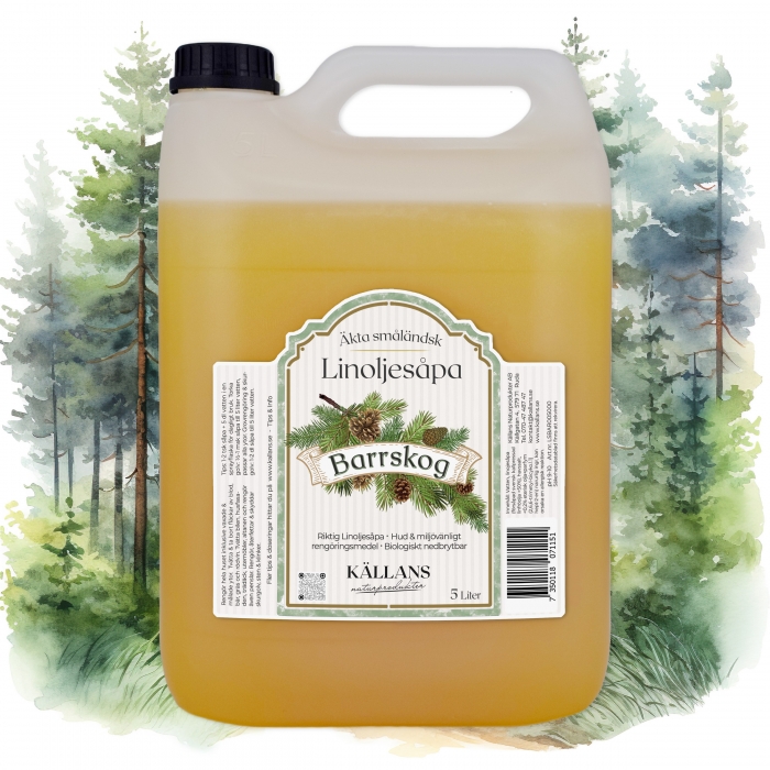 Linoljesåpa Barrskog 5 liter