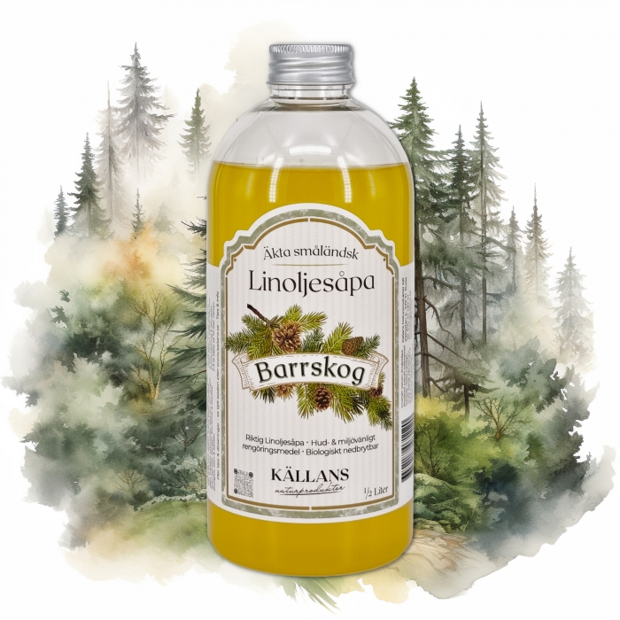 Linoljesåpa Barrskog 0,5 liter