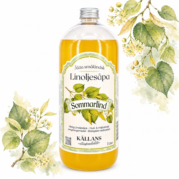 Linoljesåpa Sommarlind 1 liter